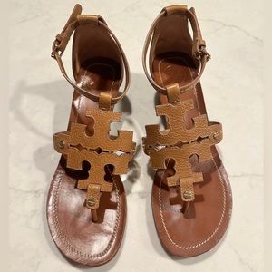 Tory Burch Chandler Logo Wedge Sandal - Size 9